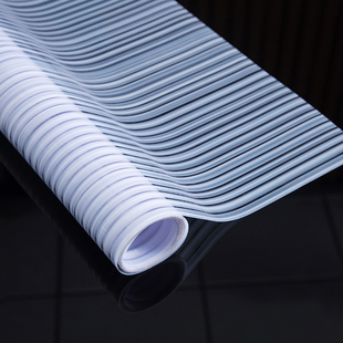 静电条纹办公室玻璃隔断防撞条磨砂窗户贴纸推拉门腰线半透明贴膜