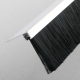铝合金毛刷工业用羊毛刷防尘毛刷条pp尼龙加厚定制长毛刷机床密封