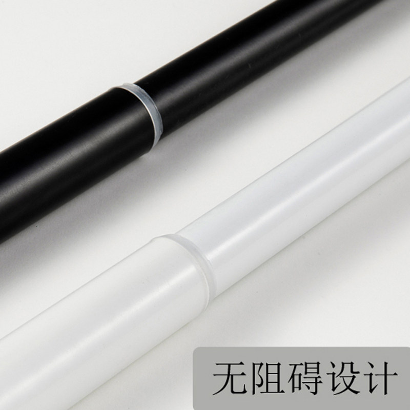 卫生间浴帘杆窗帘直杆子简易卧室阳台撑杆浴室免打孔挂衣晾衣伸缩