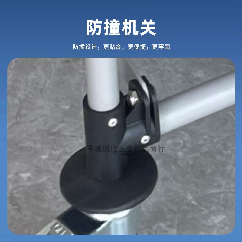 折叠布草车客房床单收集车不锈钢收纳宾馆酒店保洁客房服务工作车