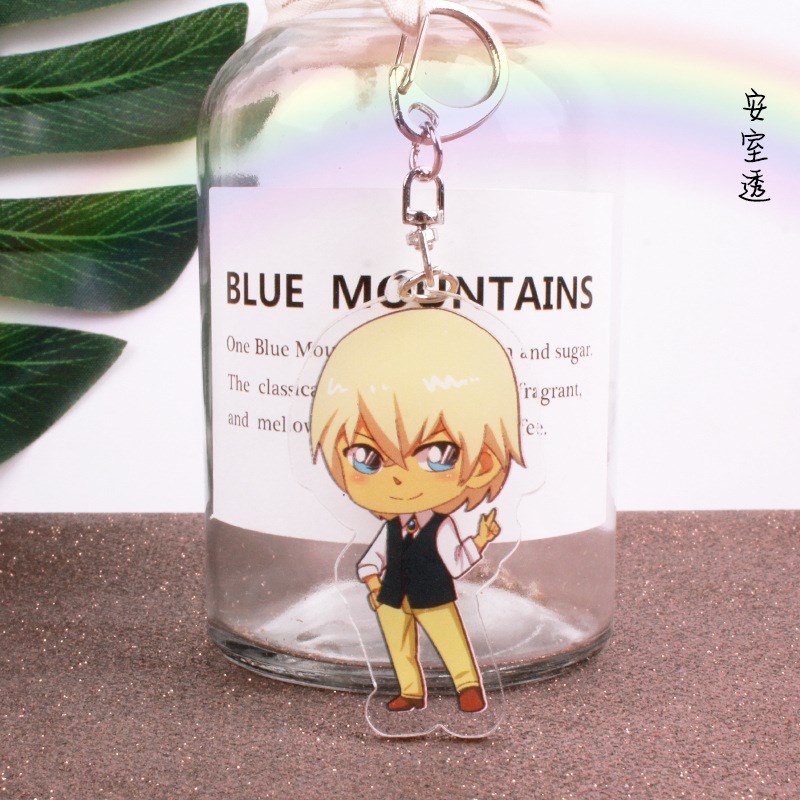 上新款服部平次钥匙扣书包小挂件吊坠饰亚克力名侦探柯南动漫周边