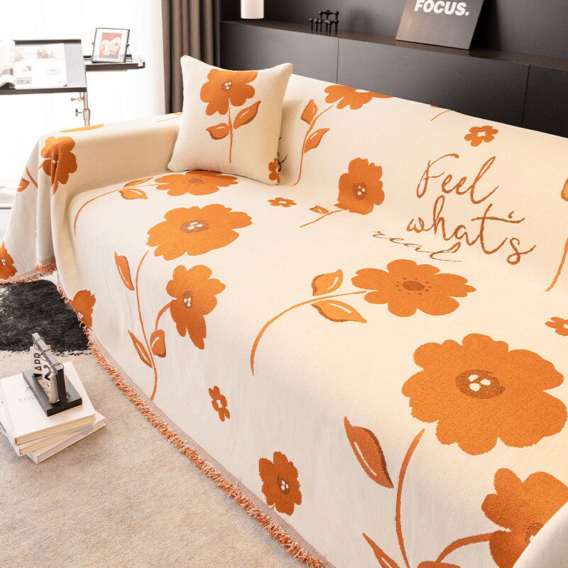 2023新款防猫抓沙发巾盖布沙发垫四季通用高级感全盖万能套罩毯