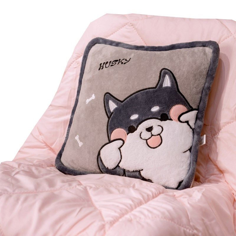 抱枕被子两用车载枕头靠背毯子二合一加厚办公室午睡沙发靠枕折叠,居家布艺,抱枕被,淘宝优惠券,粉丝福利购,淘宝优惠卷