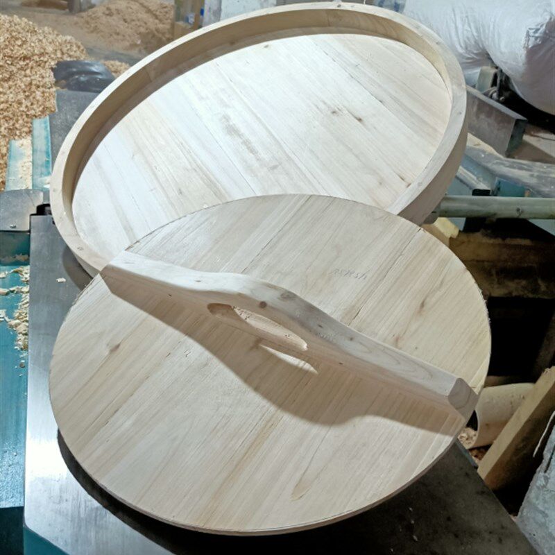 优选宝型盖加厚围边锅盖水缸米缸木桶碗煎锅盖铁锅炖盖砂锅拱型盖