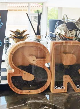 优选玄关装饰品摆件吧台家居礼物咖啡豆店角装饰相框摆台桌面主题