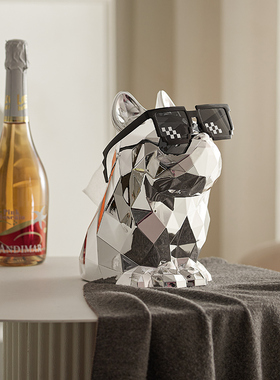 优选创意法斗纸巾盒客厅茶几餐巾纸轻奢抽纸盒简约个性设计感装饰