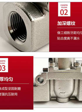 BONDON 宝得二位二通不锈钢高温电磁阀活塞式耐腐高压