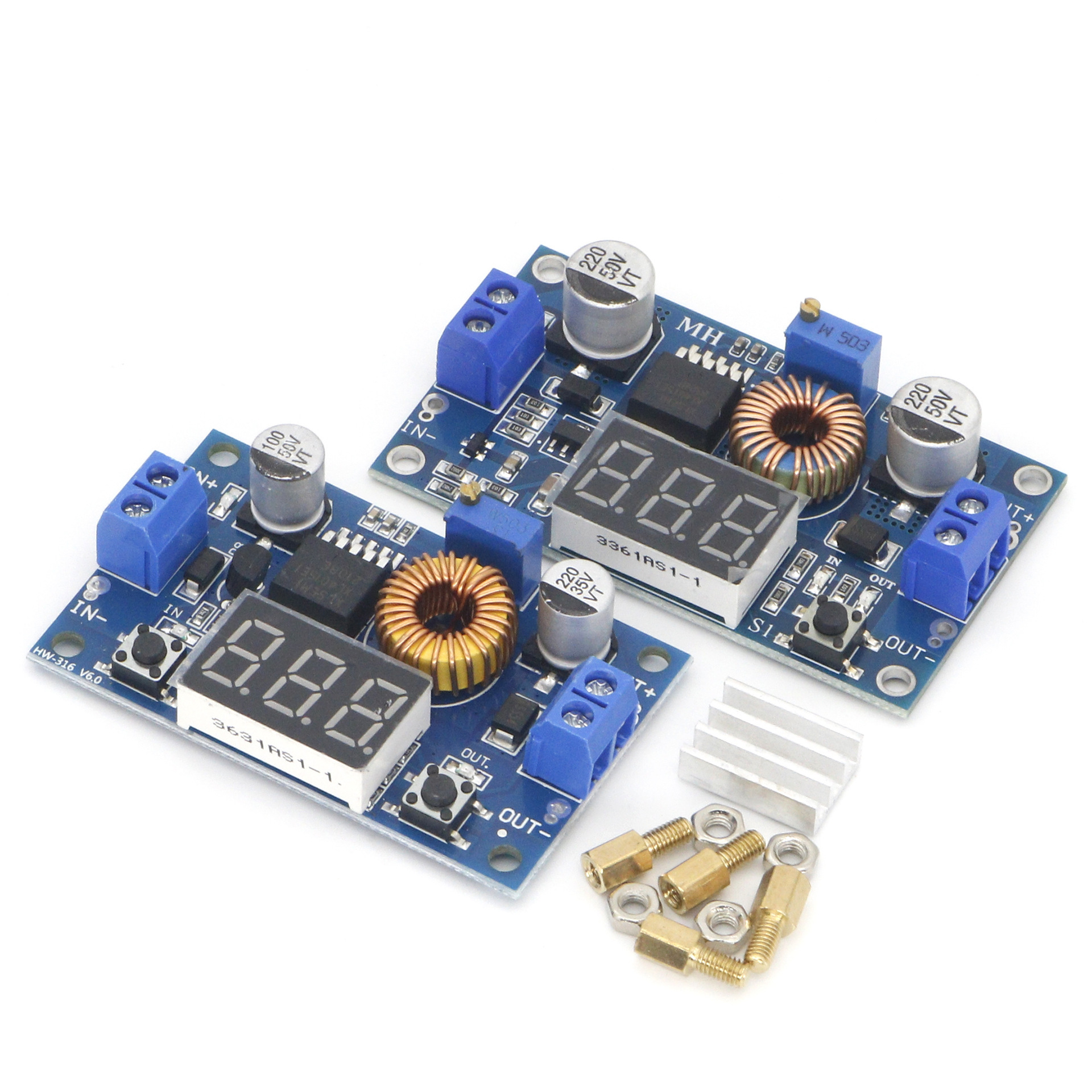 模块XL4015E 5A大功率75W DC-DC可调降压模块 远超2596带电压显示