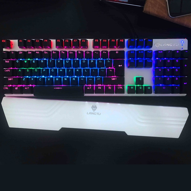 机械键盘手托狼途104键磁吸式可拆卸掌托腕托手枕通用护腕防水