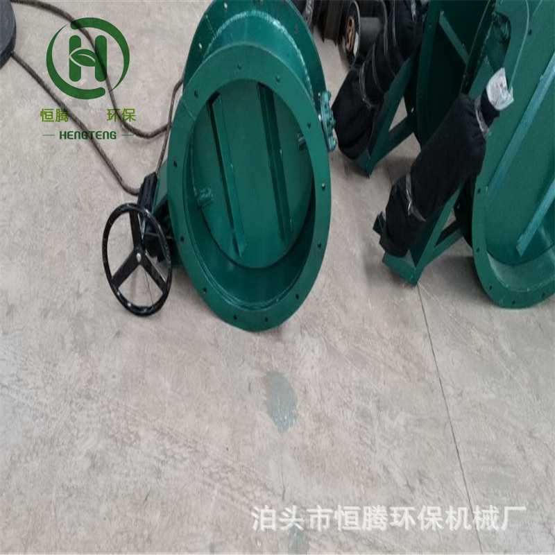 手动电动涡轮涡杆通风蝶阀DN500圆口冷风阀管道风管调节风阀厂家