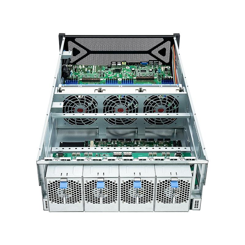 4U8卡3090 4090多显卡人工智能AI大模型训练推理GPU服务器机箱