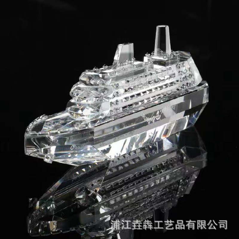 玻璃水晶建筑模型摆件楼盘酒店奠基仪式纪念 品周年礼品模型定 制