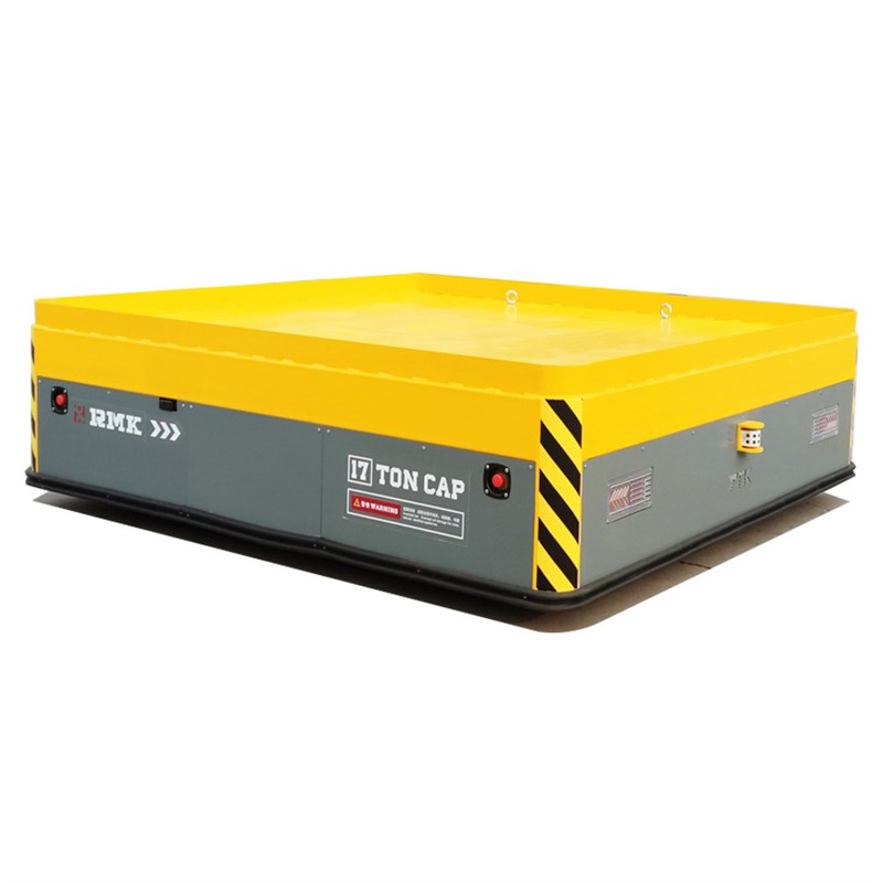 10吨电动带称重无轨地平车低台面无轨平板车搬运发电机无轨胶轮车