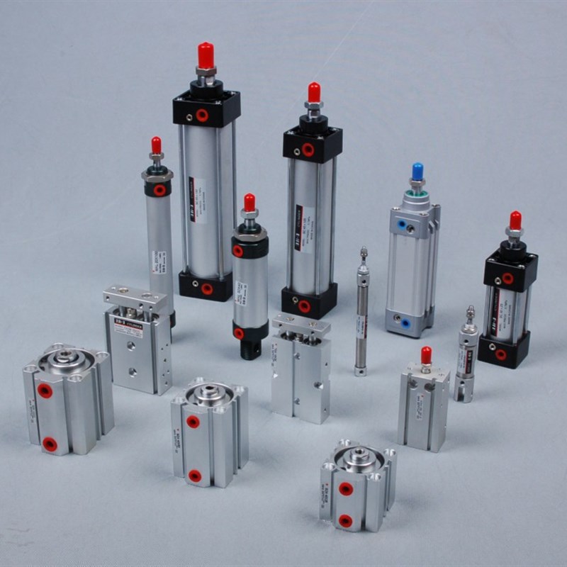 气动气缸标准气缸气动气缸63*50-50 双轴可调行程型气缸气动气缸
