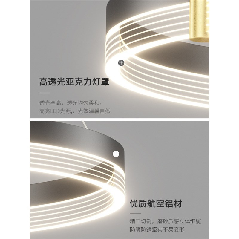 客厅吊灯现代简约轻奢大气餐厅灯广东中山古镇厂家直销灯具大全