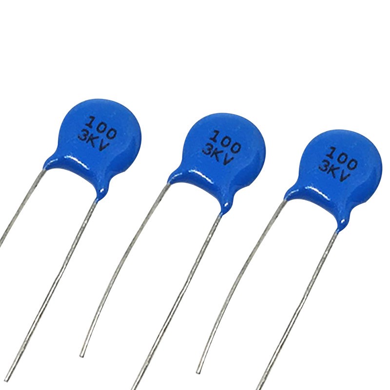 高压瓷片电容 插件3KV100K 片径6mm 10PF 3000V 10%厂家直销
