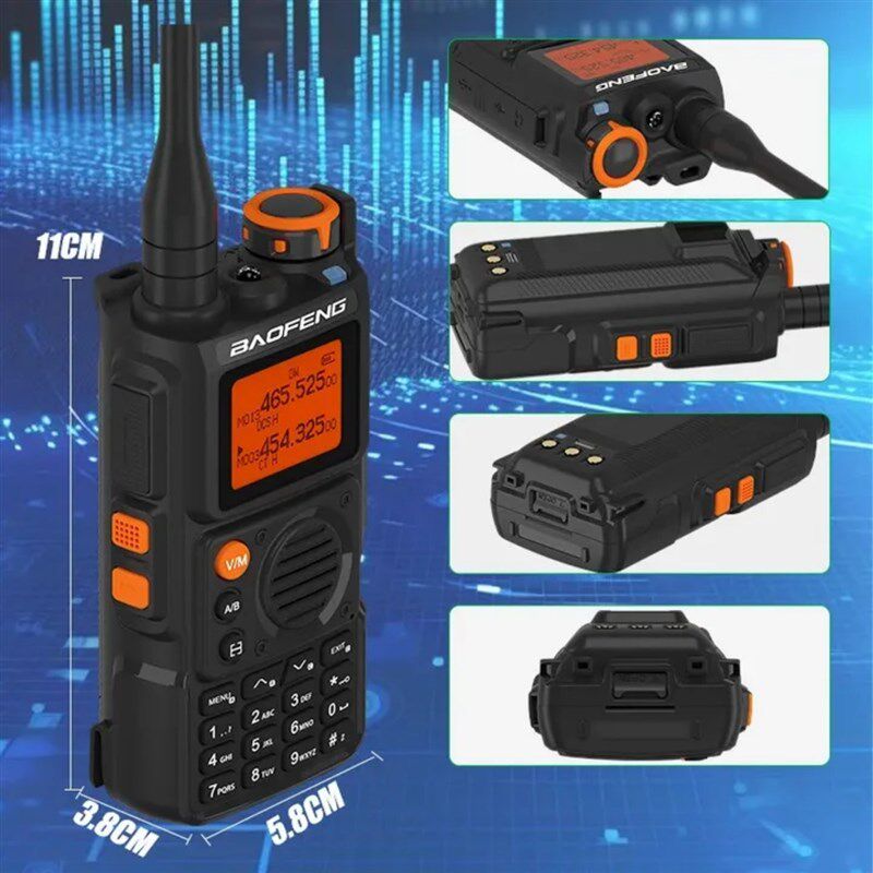 宝锋对讲机BF-K6户外越野专业手持对讲器大功率一键对频厂家