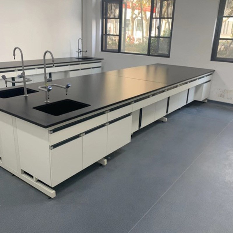 厂家供应钢木实验台实验室操作台实验桌子钢木台实验桌实验台