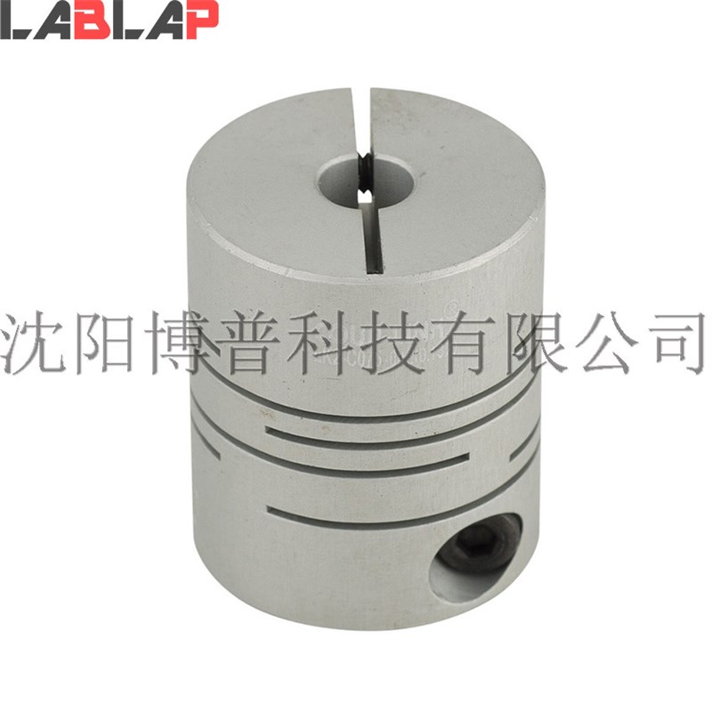 卡普菱LK2开口弹性 编码器联轴器螺旋平行线槽金属 弹簧联轴节
