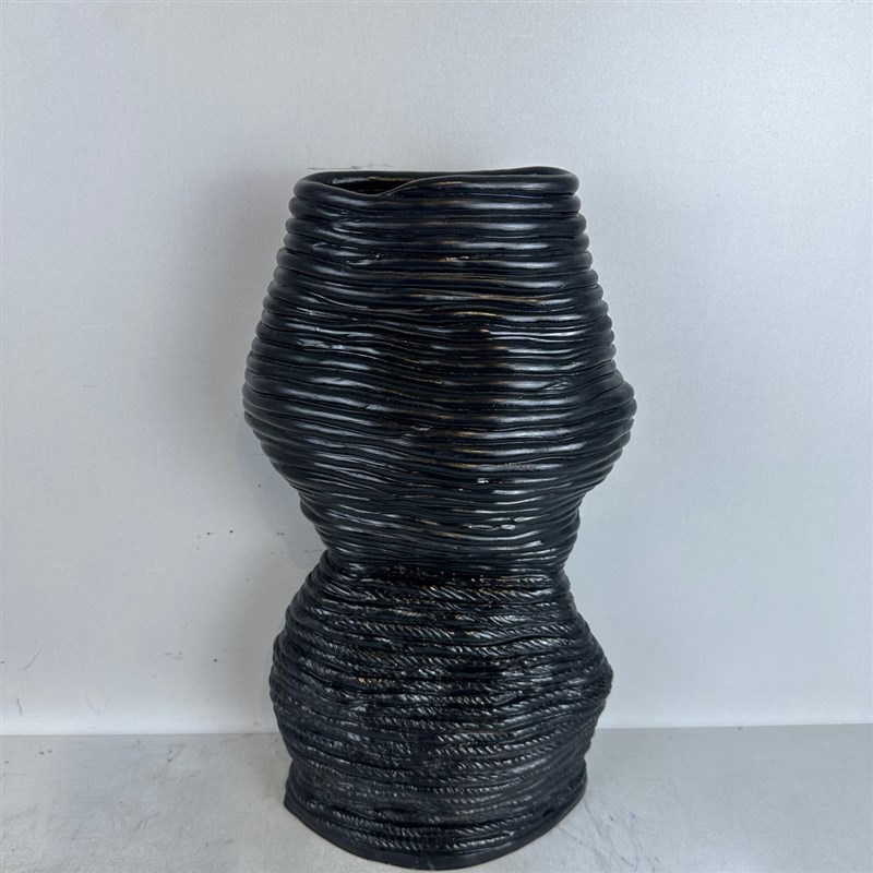 简约现代美式不规则螺旋状玻璃花瓶居家客厅餐厅花器摆件装饰品