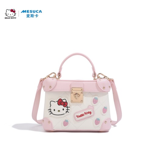 HelloKitty时尚小众刺绣盒子包女