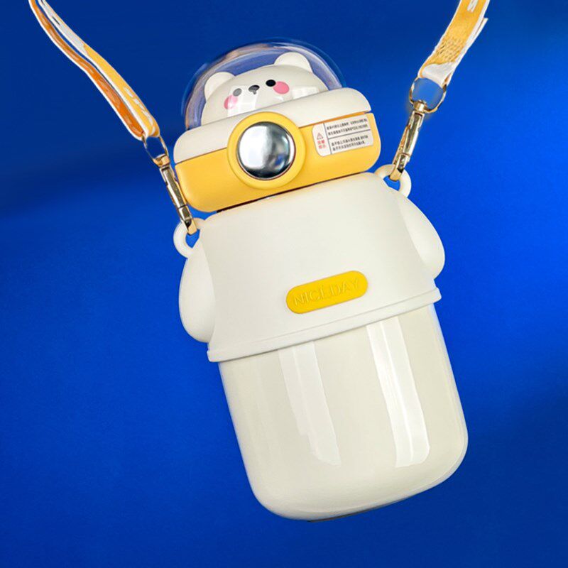 儿童保温杯男孩食品级316吸管杯子幼儿园女孩上学专用水壶刻名字