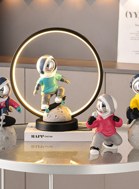 太空人太空人小摆件客厅电视柜儿童房书桌书柜创意房间家居装饰品