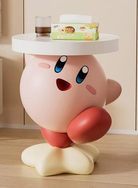 星之卡比客厅大型摆件落地置物架卡通茶几礼品床头柜装饰乔迁礼物