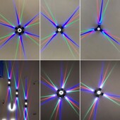 LED户外防水聚光壁灯KTV清吧餐厅七彩造型背景围墙洗墙彩色氛围灯