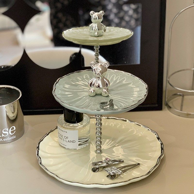 精选轻奢果盘多层家用陶瓷水果盘客厅茶几糖果零食盘高档甜品台点,餐饮具,果盆/果盘/果篮,淘宝优惠券,粉丝福利购,淘宝优惠卷