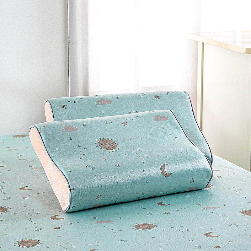 冰丝枕头套乳胶枕套夏季大人橡胶枕记忆枕专用夏天凉席枕套40x60