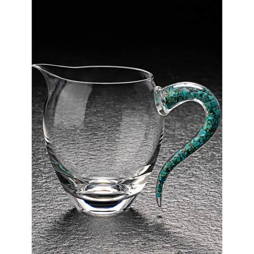 公道杯玻璃茶具分茶器带茶滤一体泡茶杯高端公杯茶海茶漏套装日式