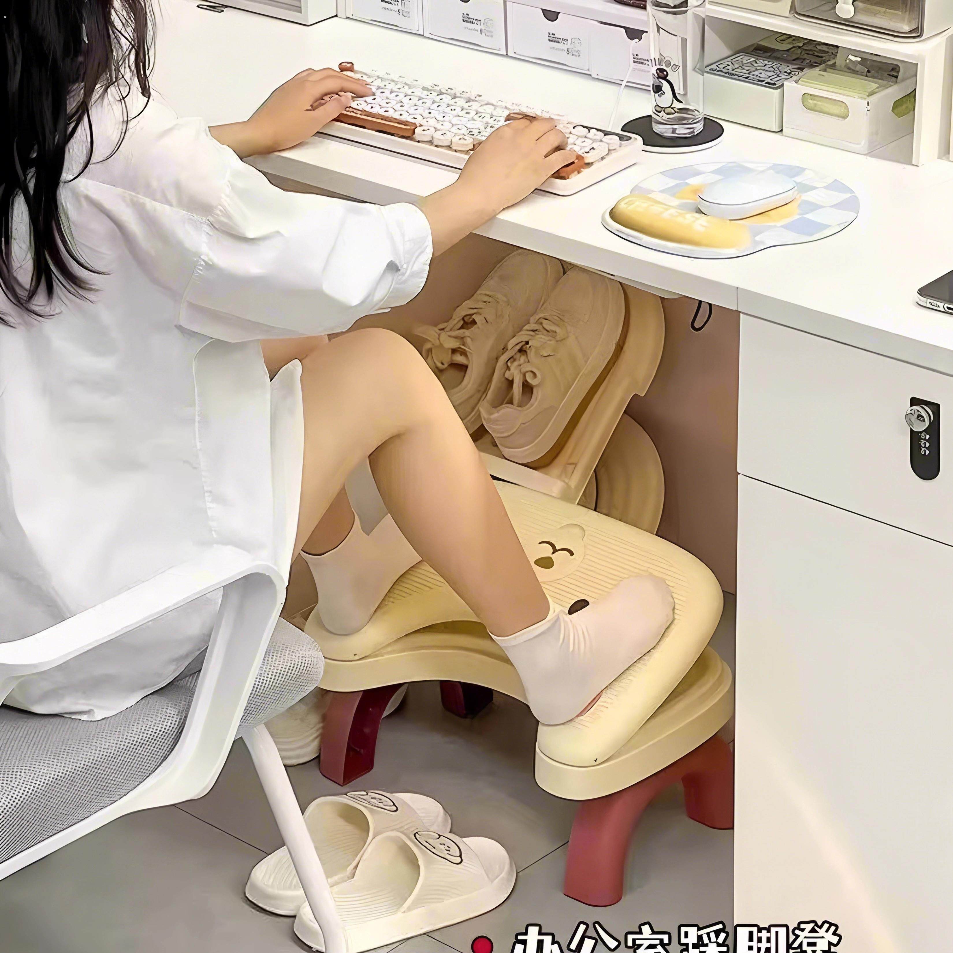 高度可调节马桶脚凳厕所加厚防滑加高脚踩凳拉屎踩凳卫生间马桶凳
