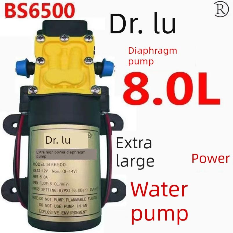 鲁博士喷雾器水泵12V直流水泵电动喷雾器水泵隔膜泵高压自吸泵