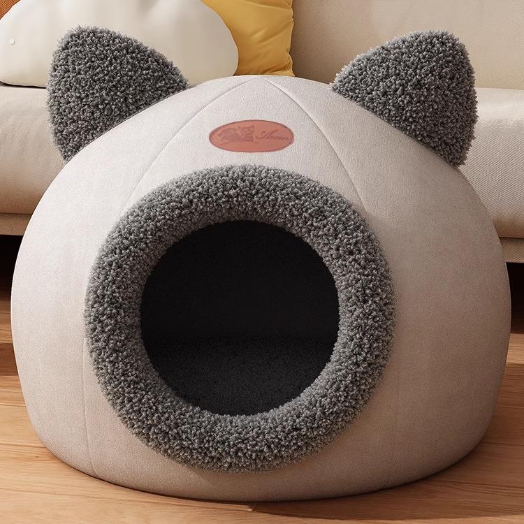 猫窝冬季保暖封闭式秋冬安全感冬天狗窝猫房子四季通用猫垫子睡觉
