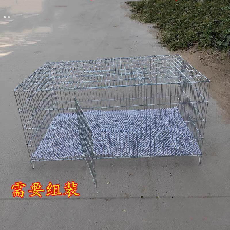 养殖笼家用大号养小鸡养鸭养兔子养鸽子养鸟加密防锈铁丝笼运输笼