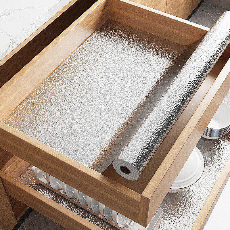 厨房抽屉垫纸自粘柜子防水防潮加厚铝箔锡纸整体橱柜内部防油防霉