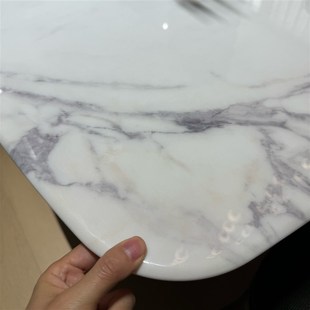 1.8米方形餐桌家用微晶石吃饭桌子 高端天然彩晶石大理石餐台1.6