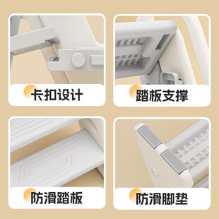 宝宝洗手台阶凳儿童洗漱台踩凳婴幼儿洗脸刷牙楼梯垫脚踏增高折叠