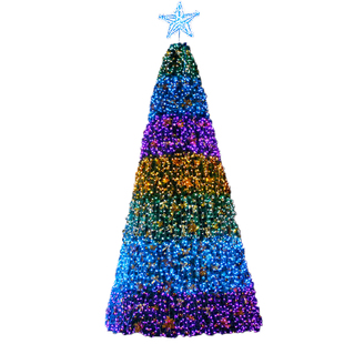 大型框架圣诞树4 饰 15米户外室外灯光树商场酒店场景装