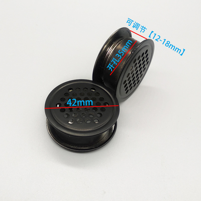 不锈钢黑色双面透气孔家具衣柜橱柜鞋柜通风孔网孔盖散热排气孔