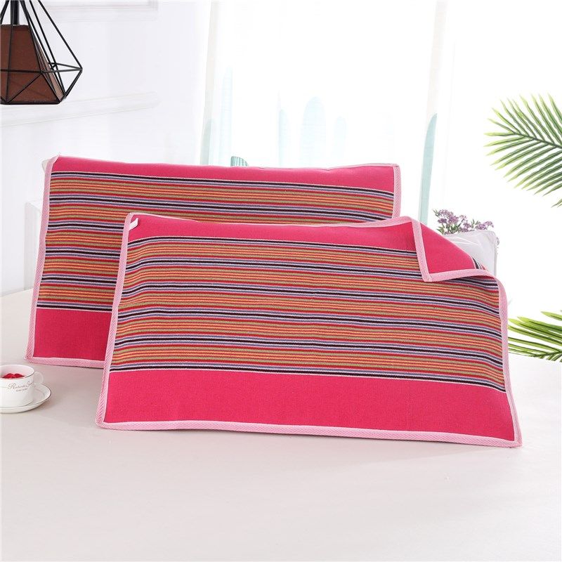 加厚防滑老粗布枕巾一对装加大单人透气防螨加密四季棉布枕巾两只,床上用品,枕巾,淘宝优惠券,粉丝福利购,淘宝优惠卷