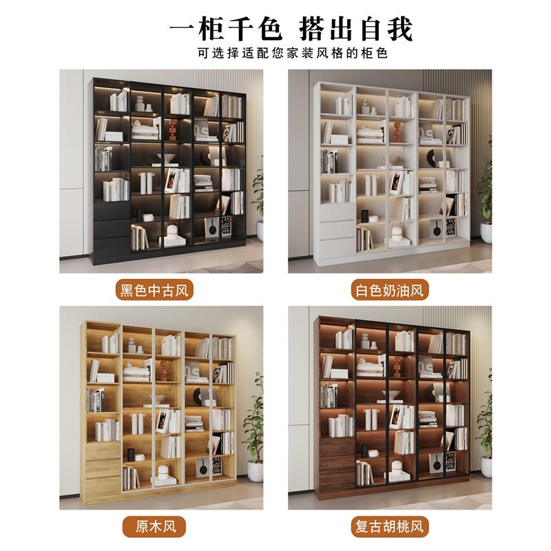 客厅电视柜侧边立柜储物柜带门木柜置物柜展示柜窄高柜单柜木柜