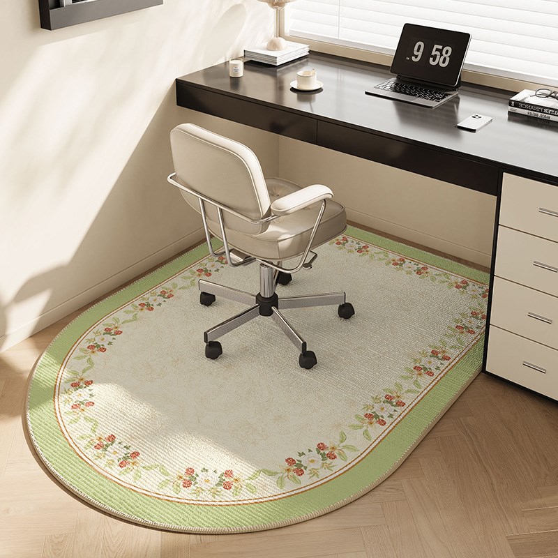 拱形电脑桌转椅地毯书房书桌椅子地垫滑轮椅垫电竞椅脚垫防滑垫子
