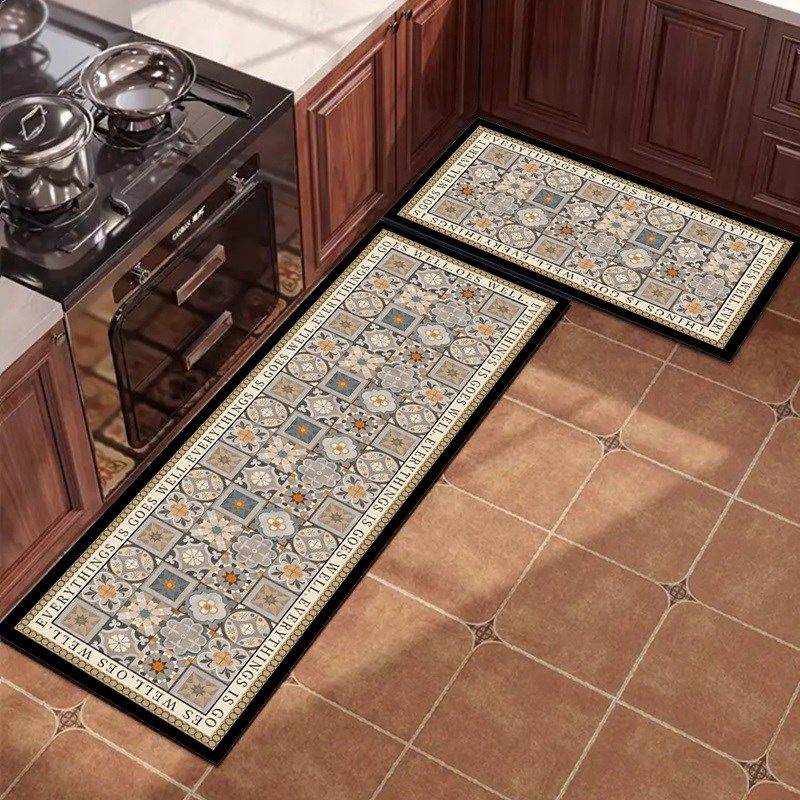 厨房地垫吸水防油家用防滑抗油污地垫防污皮革免洗耐脏防潮防摔垫,居家布艺,厨房地垫,淘宝优惠券,粉丝福利购,淘宝优惠卷