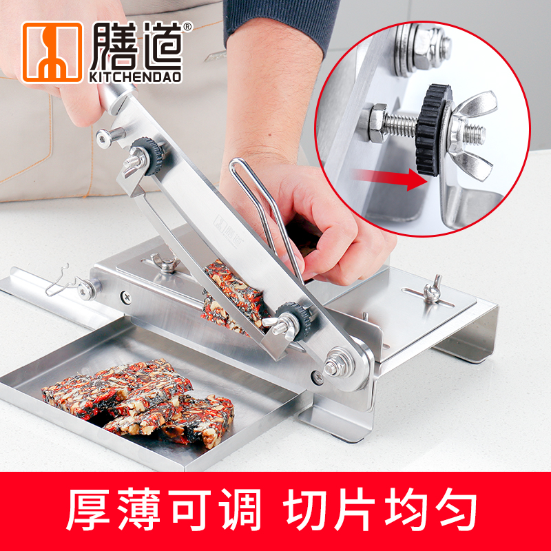 304不锈钢护手切骨机家用切排骨切鸡肉刀切冻肉铡刀中药材切片刀