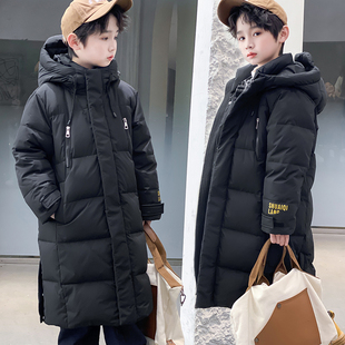 儿童长款羽绒服男童女童过膝到脚踝2022新款中大童极寒加厚冬季潮