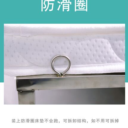 不锈钢儿童伸缩床拼接床小护型抽拉多功能床无味环保单人床推拉床