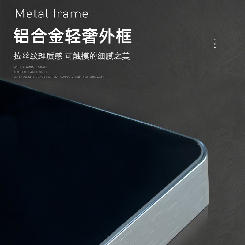 大屏LED电子时钟简约大时间显示医院学校工厂超薄长条钟正倒计时