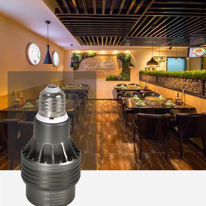 led变焦餐饮专用火锅店餐桌聚光射灯射灯2700k高显指e27螺口灯泡